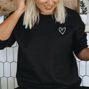 Heart Sweatshirt, Heart Sweatshirts, Trendy sweatshirt, Gift Sweater